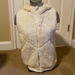 Off-white Teddy Bear Fleece Vest